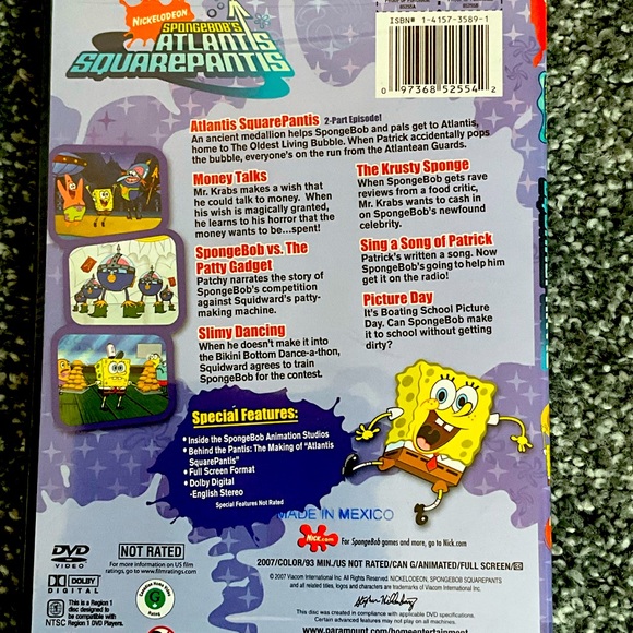 Sponge Bob/Blues Clues DVD BONUS Defenders of the Earth DVD - Picture 3 of 5